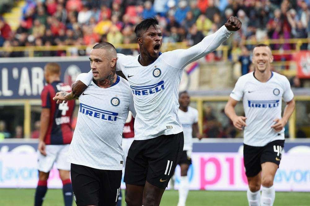Nainggolan la sblocca, Candreva-Perisic la chiudono: 3-0 a Bologna