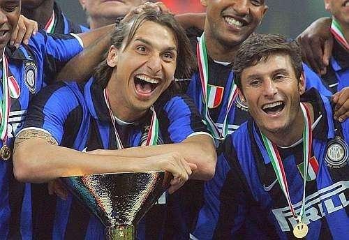 Ibrahimovic, cuore milanista: con Zanetti è scontro a distanza