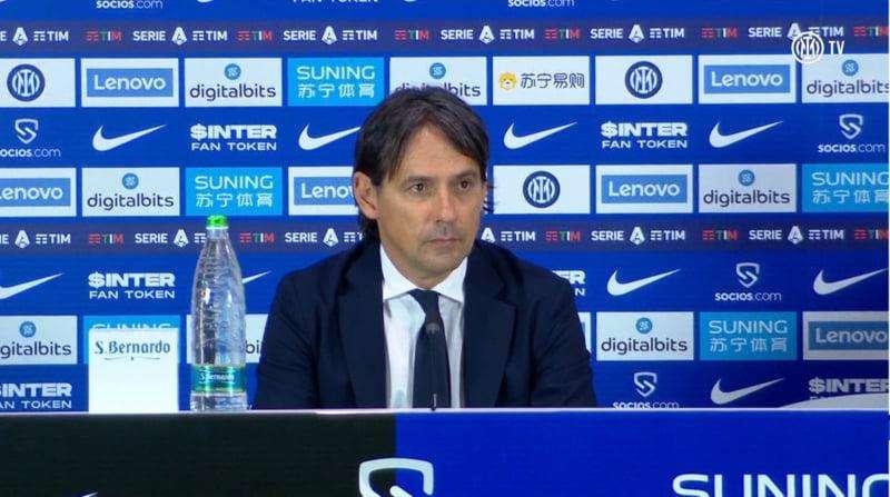 Inzaghi in conferenza: "Bastoni da valutare giorno dopo giorno. I medici parlano di buone sensazioni"