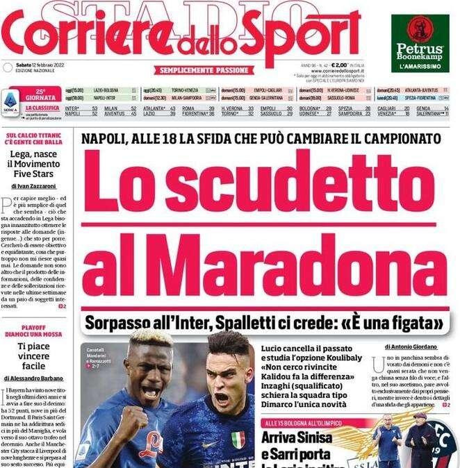 Prima CdS - Lo scudetto al Maradona 