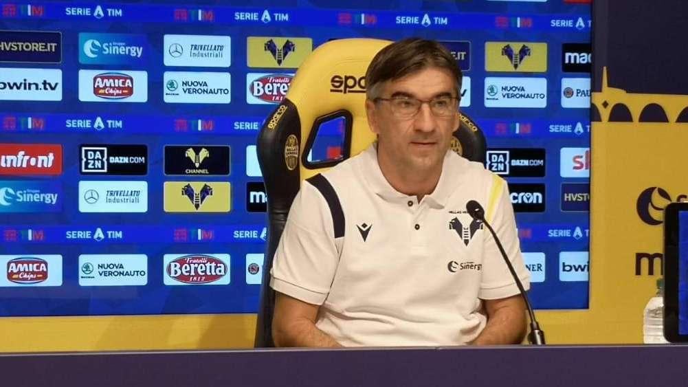 Hellas, Juric: "Domani Salcedo e Dimarco tra le soluzioni per affrontare il Genoa"