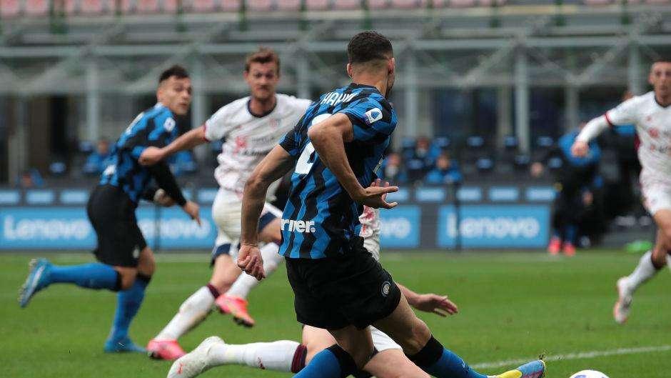 Hakimi non si ferma: quello a Darmian è il quinto assist in campionato 