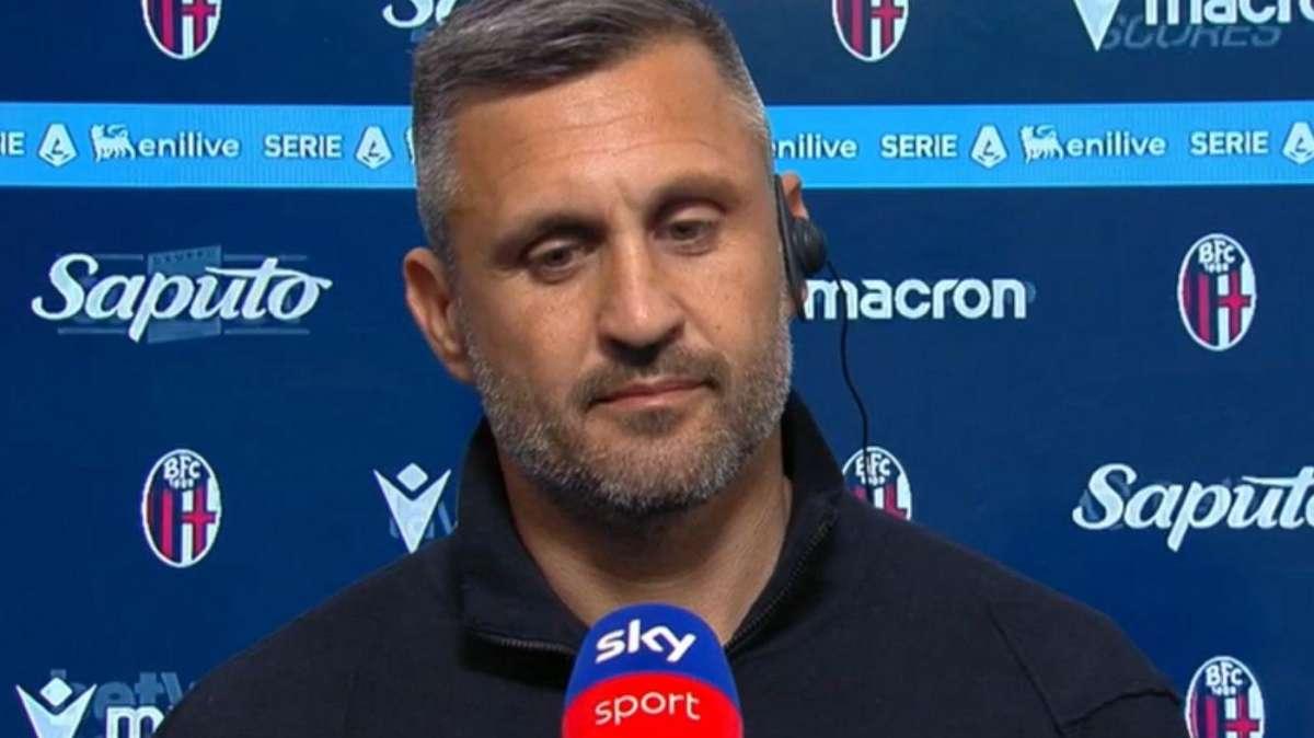 Bologna, Niccolini a Sky: "Ci abbiamo creduto fino alla fine. Farris-Italiano? L'arbitro poteva dare due gialli"