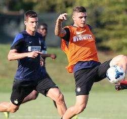 FOTO - Icardi è ok: eccolo impegnato in partitella
