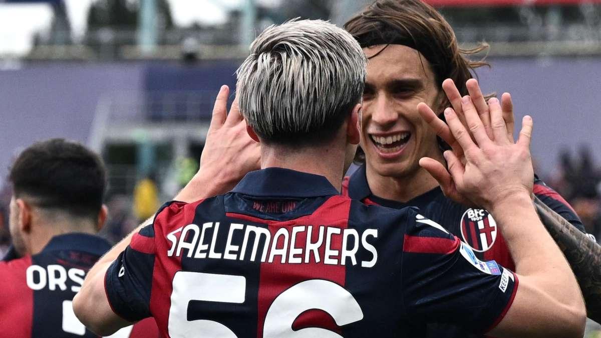 Bologna in scioltezza: tris alla Salernitana, Thiago Motta sale -2 dalla Juve
