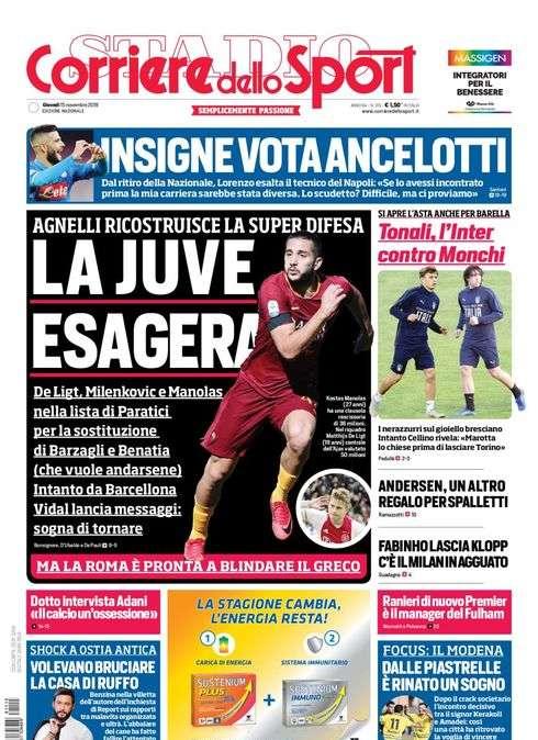 Prima CdS - Tonali, l'Inter contro Monchi