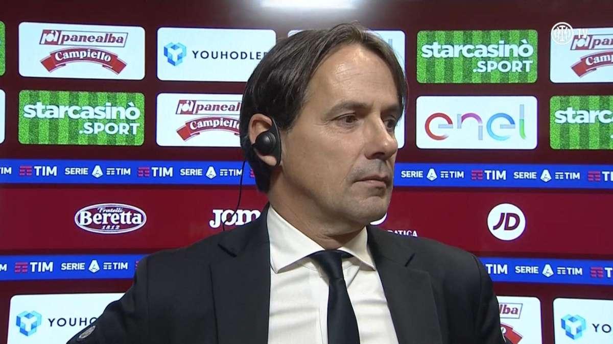 Inzaghi a ITV: "I cambi sono sempre un valore aggiunto, Mkhitaryan seconda punta è una soluzione"