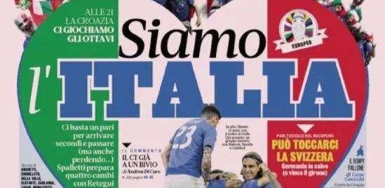 Prima GdS - Siamo l'Italia. Alle 21 la Croazia. Ci giochiamo gli ottavi