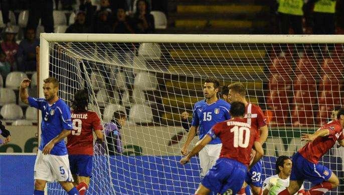 Serbia-Italia 1-1, Stankovic in campo 87'