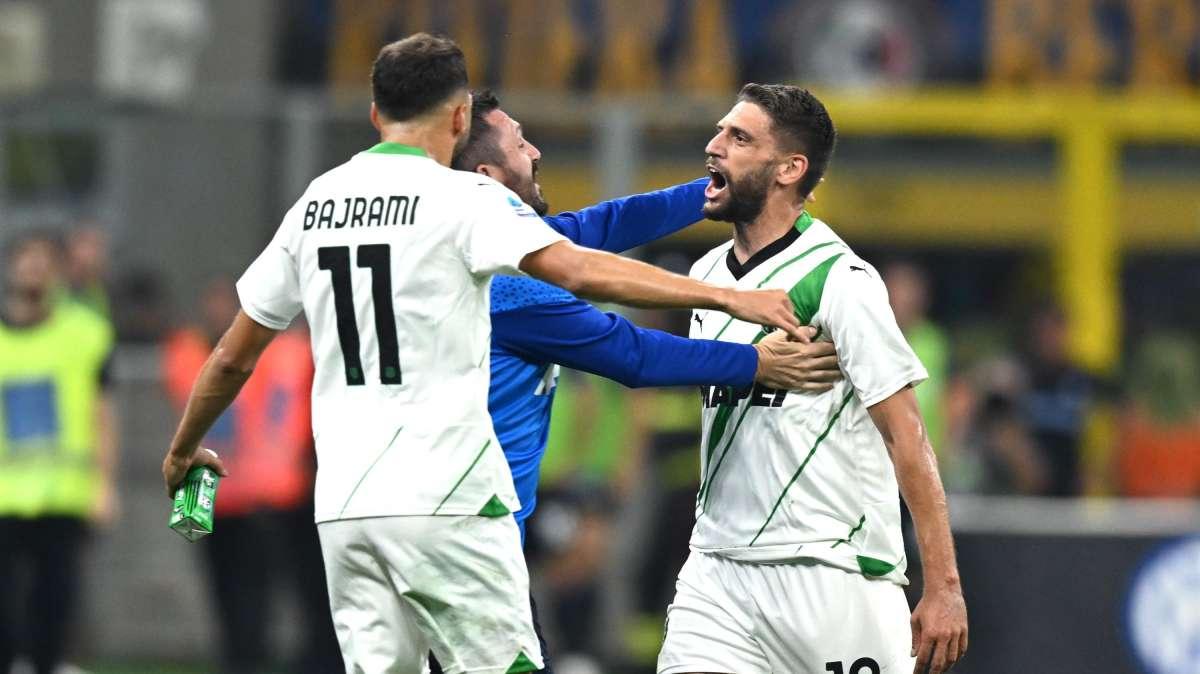 Inter-Sassuolo, fischio finale - Non basta il gol di un altro quinto per la 6a consecutiva: Bajrami-Berardi gol, i nerazzurri non sono ingiocabili 