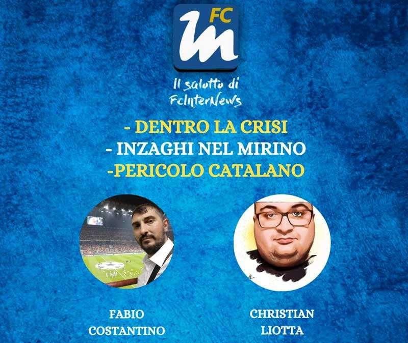 LIVE VIDEO - La crisi dell'Inter, la posizione di Inzaghi e le ultime verso il Barcellona oggi ne 'Il Salotto di FcInterNews'