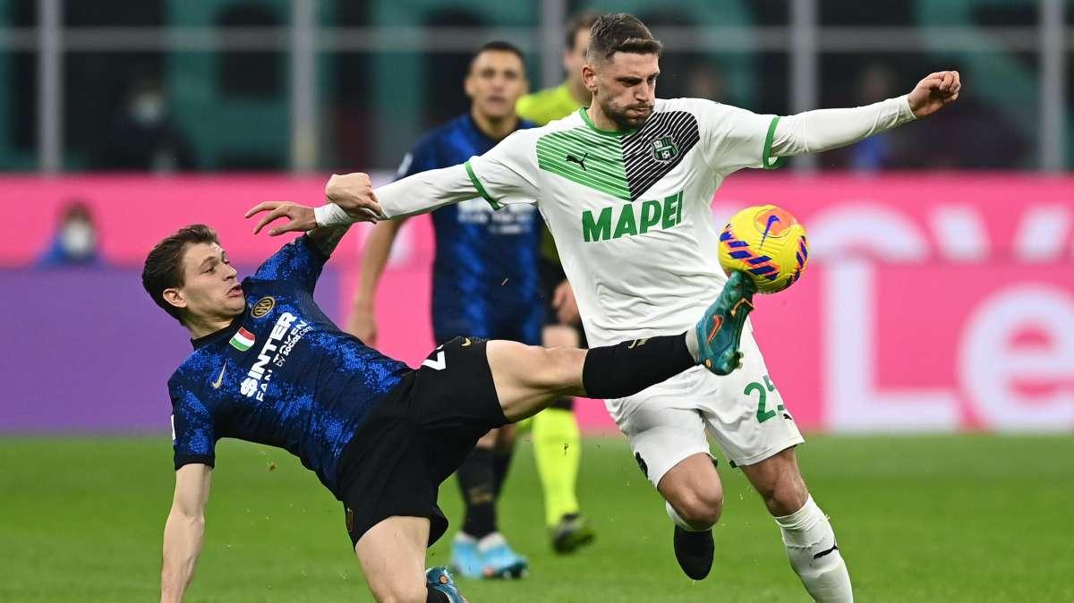 Inter-Sassuolo - Sassuolo con l'arma letale delle ripartenze, Inzaghi nel primo tempo con un uomo in meno 