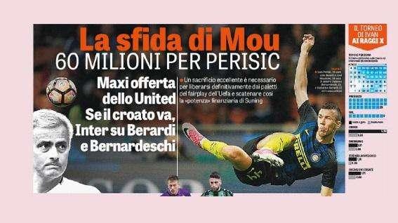Mou tenta l'Inter: 60 mln per Perisic. E se parte, ecco Berardi-Bernardeschi