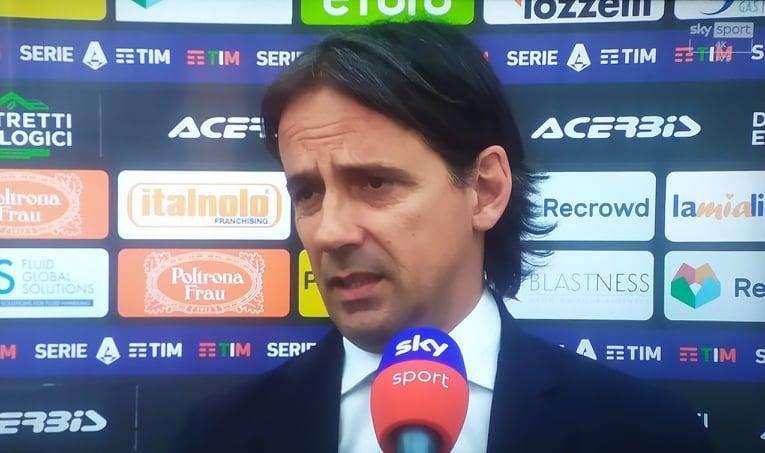 Inzaghi: "Le ultime due vittorie ci servivano, ora vogliamo continuità. Dzeko e Correa han fatto bene"