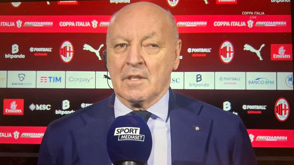 Marotta: "Di Triplete non parlo. Paratici al Milan? Nessun effetto. E al sindaco Sala rispondo così"