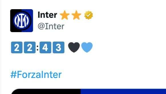 Un anno da quelle 22.43 del 22 aprile 2024. La celebrazione dell'Inter allo scoccare dell'anniversario