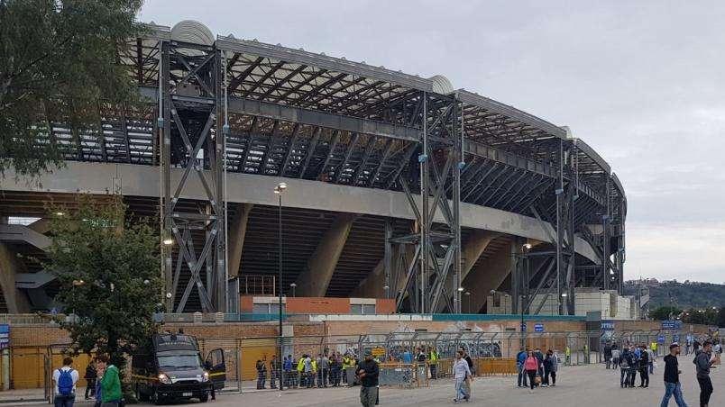 Danni al San Paolo dopo il nubifragio: Napoli-Parma è a rischio rinvio