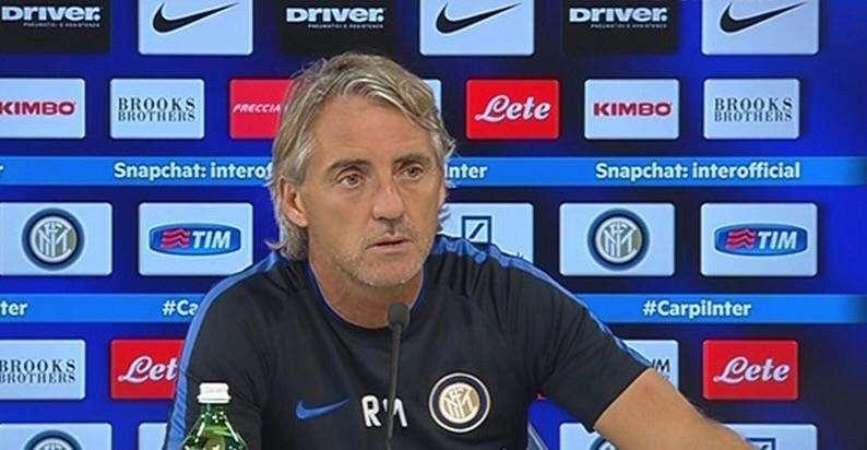 Verso Lazio-Inter, Mancini in conferenza alle 12.30
