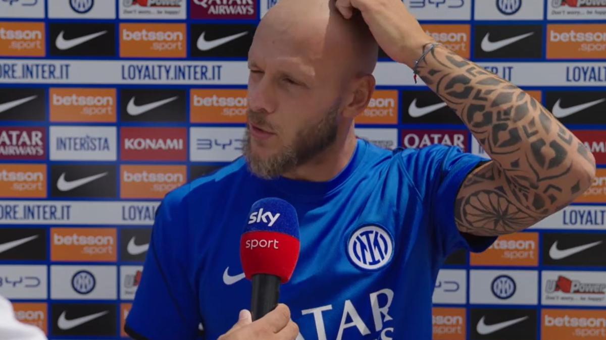 Dimarco: "La nostra maglia non è come le altre. Stankovic ragazzo d'oro"