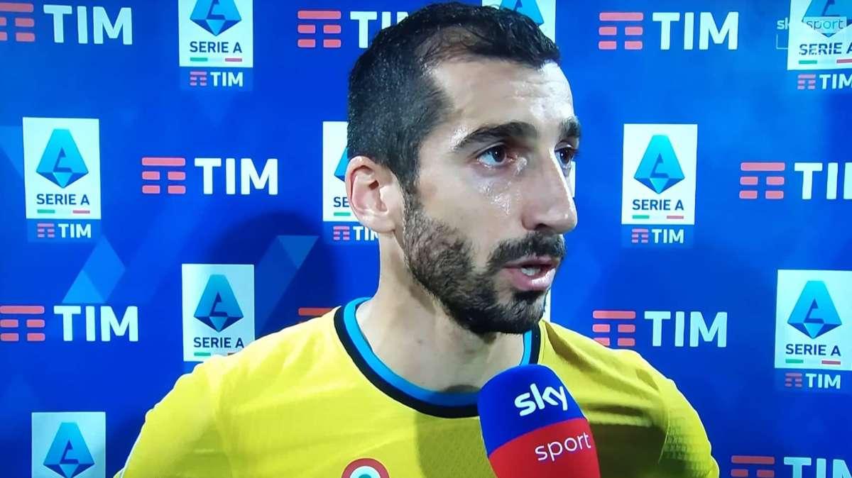 Mkhitaryan a Sky: "Vittoria meritata contro un avversario molto forte. Non molliamo mai"