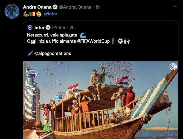 L'Inter carica i nerazzurri impegnati al Mondiale: Onana risponde presente 