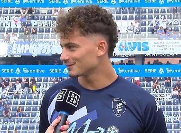 Sebastiano Esposito: "Con Colombo mi trovo bene, anche se perdeva spesso nei derby"