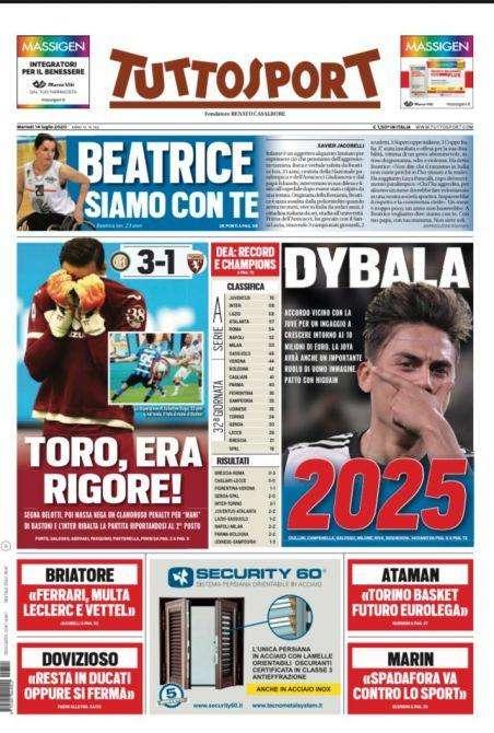 Prima TS - Toro, era rigore! Massa nega un clamoroso penalty per mani di Bastoni