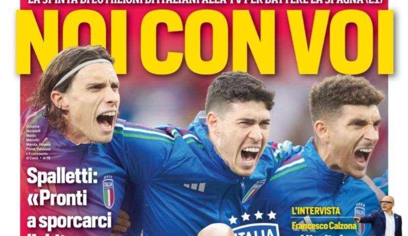 Prima CdS - Noi con voi, la spinta di 20 milioni di italiani. Se vinciamo siamo già agli ottavi