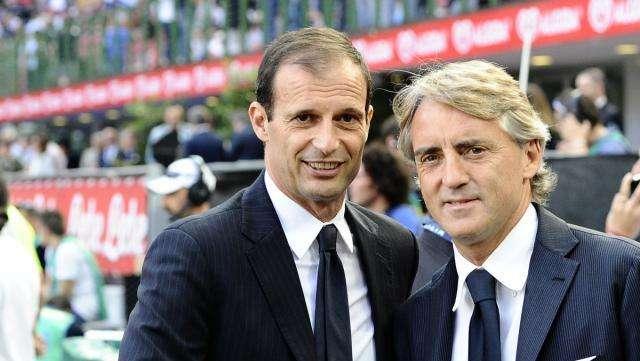 Media punti in carriera, solo Allegri meglio di Mancini