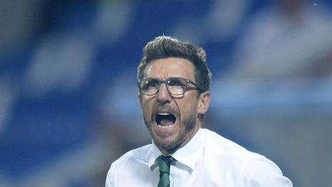 Di Francesco e la coperta corta: "L'Inter ha fatto un certo mercato e in Europa League ha perso due gare"