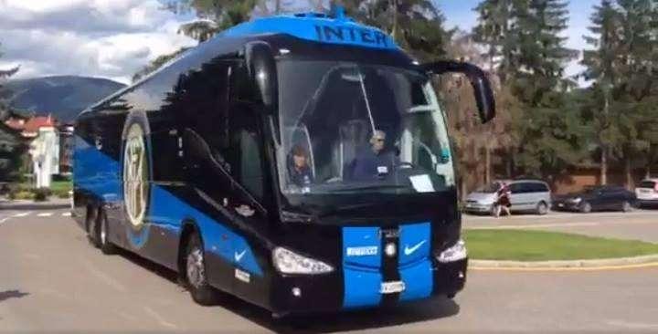 Inter, la squadra è arrivata a Riscone di Brunico