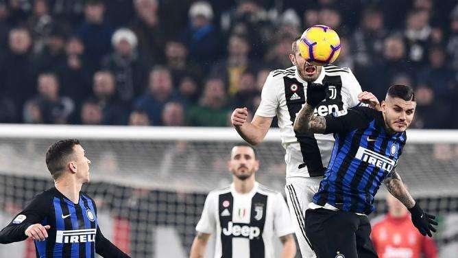 Juve, Chiellini: "Icardi ti disintegra mentalmente. In area è il migliore dopo CR7"