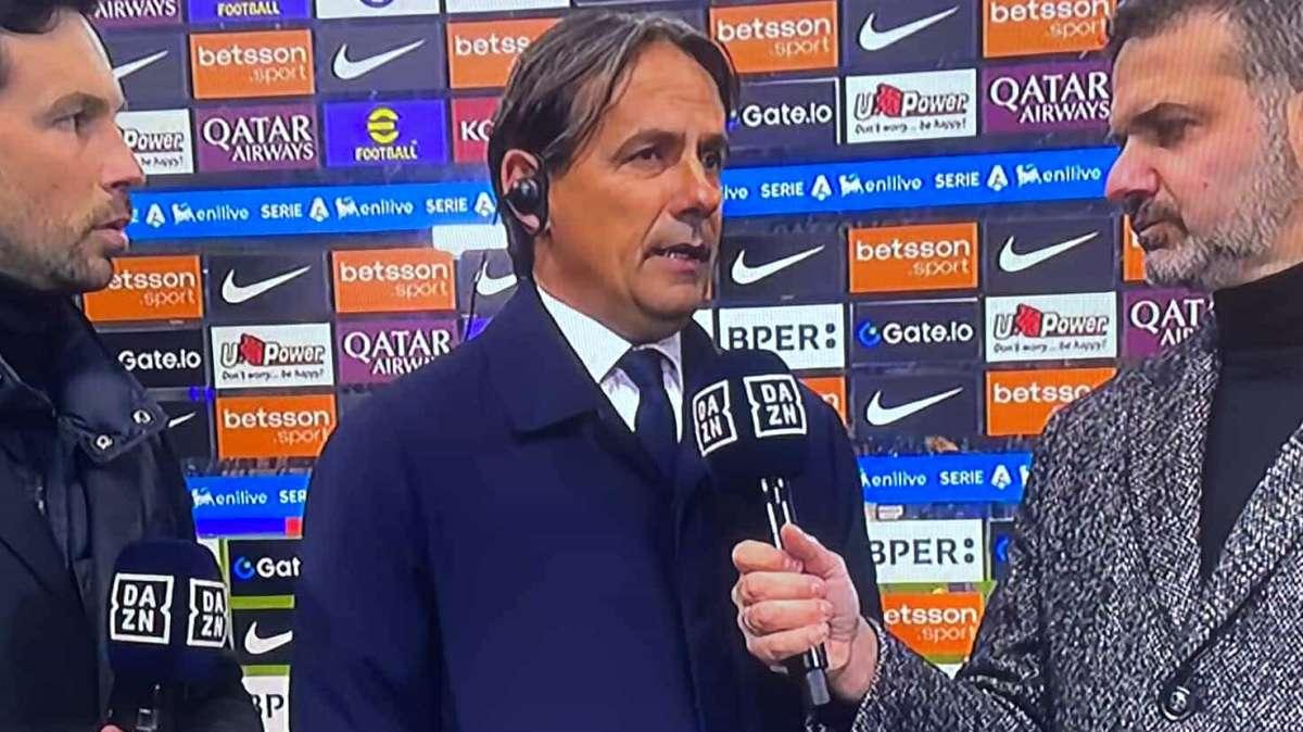 Inzaghi a DAZN: "Contro il Parma un bel banco di prova. Napoli e Atalanta corrono? Come l'Inter. Sarà lunga"