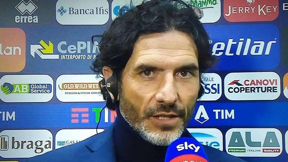 Parma, Lucarelli a Sky: "Inter prima con merito, noi dobbiamo tirare fuori il meglio" 