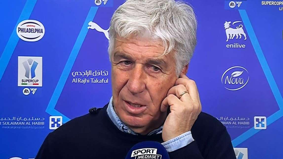 Atalanta, Gasperini a SM: "Le scelte? Non ho provato a sorprendere l'Inter. Il primo gol di Dumfries non esiste"