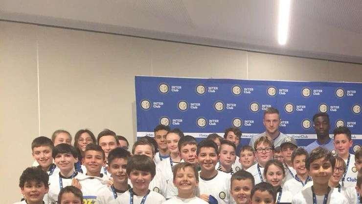 Inter Club Bergamo, Skriniar e Karamoh hanno incontrato i soci junior