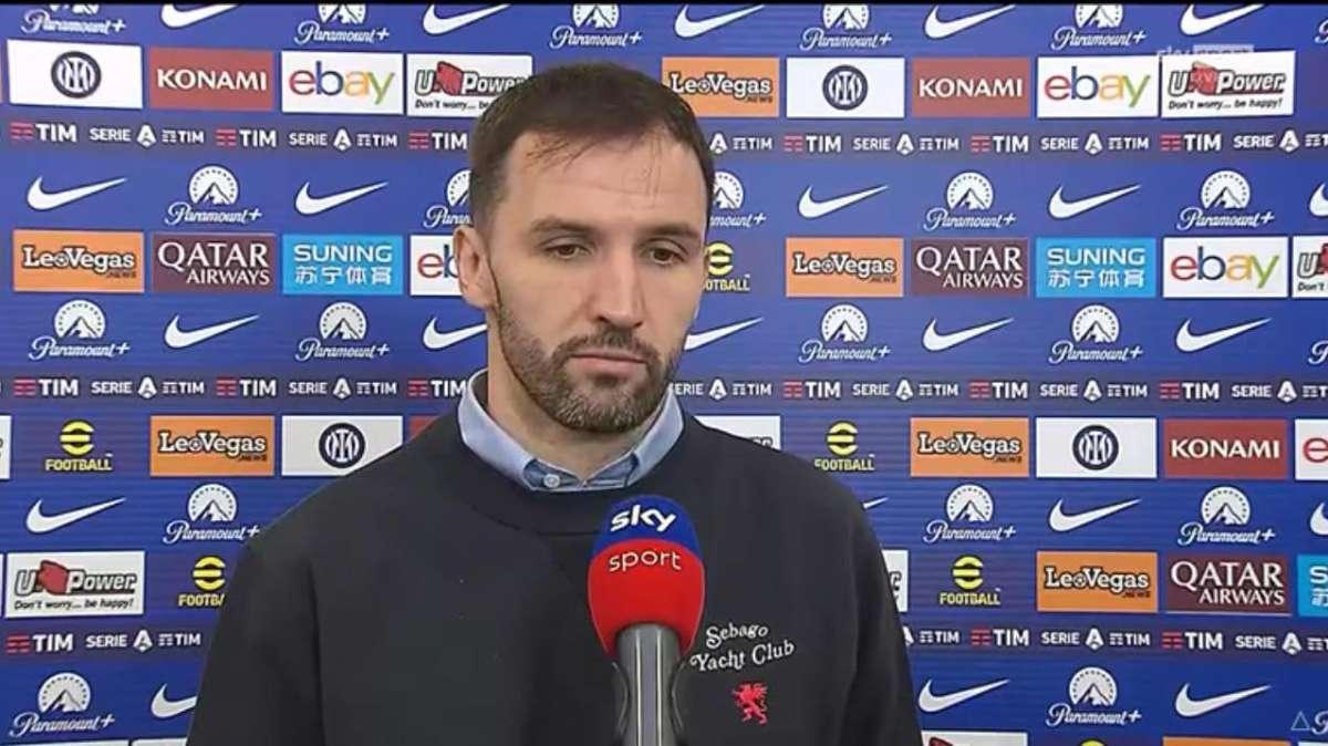Genoa, Badelj a Sky: "Affronteremo l'Inter con sacrificio e umiltà, serve tirare fuori qualcosa in più"