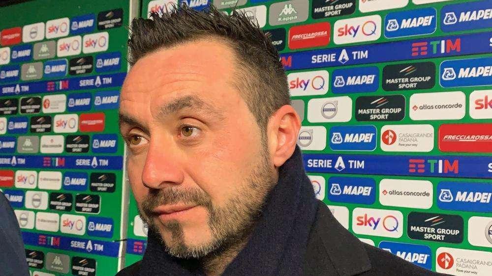 De Zerbi: "Sensi? Finché è stato bene ha fatto grandi cose. Locatelli da big, sarebbe esploso ovunque"