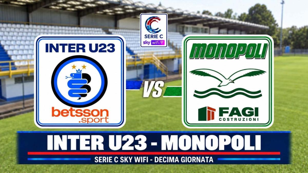LIVE - Inter U23-Monopoli, 1-2 al 29': Inter U23 vicina al pareggio con Mancuso e Marello