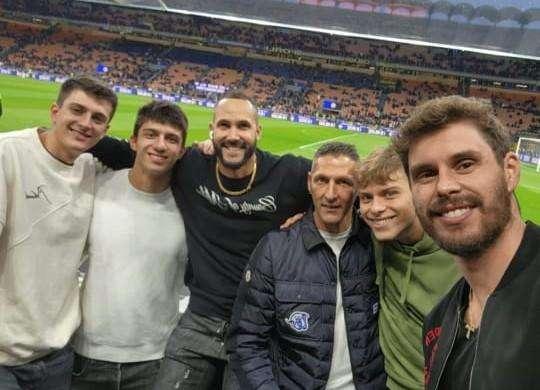 Inter batte Roma, festeggia anche il Modena Volley: i pallavolisti a San Siro con Matrix