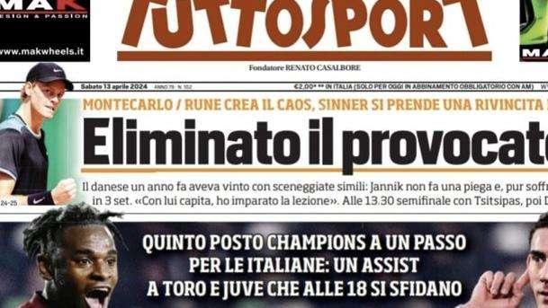 Prima TS - Quinto posto Champions a un passo per le italiane