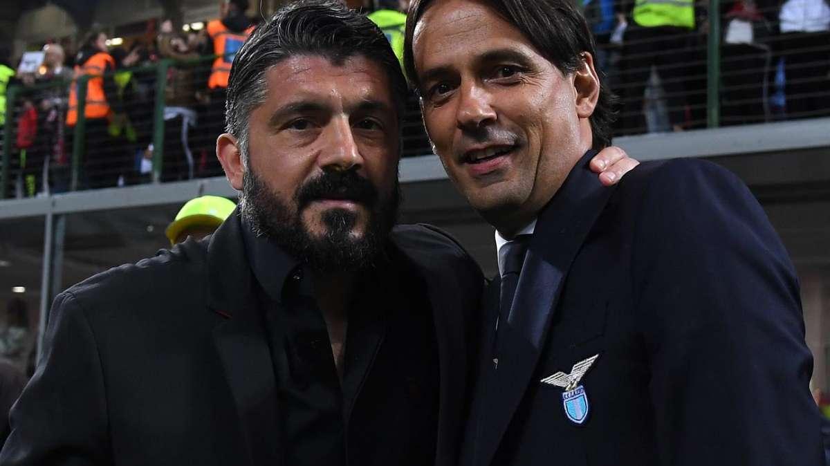 Difesa a tre, Pioli come Gattuso? L'ultima volta festeggiò proprio Inzaghi