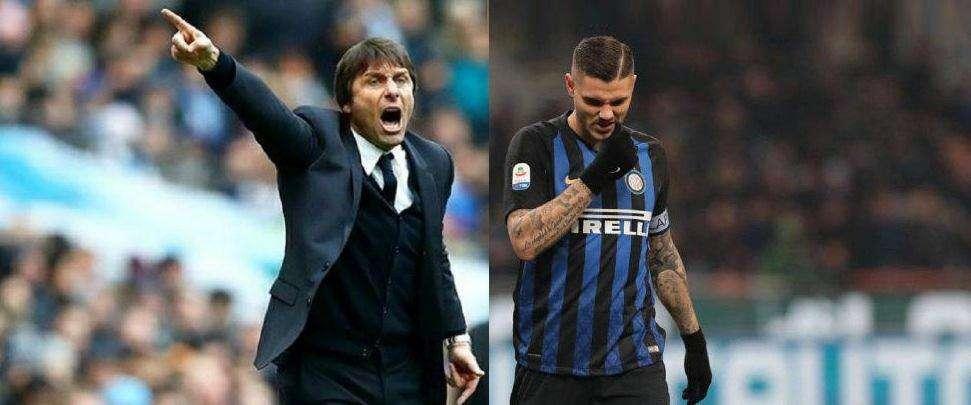 Conte caccia Icardi: la squadra prima di tutto, per l'ex capitano non ci sarà spazio. Via per 70-80M: Juve o Atletico?