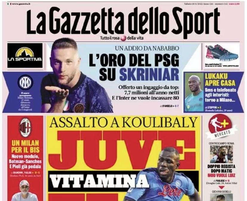 Prima GdS - L’oro del PSG su Skriniar