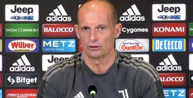 Allegri: "Non giochiamo per far perdere lo scudetto all'Inter. Dybala? Basta mercato, domani sarà titolare"
