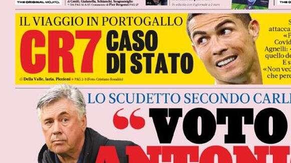 Prima GdS - Lo Scudetto secondo Carletto: "Voto Antonio"