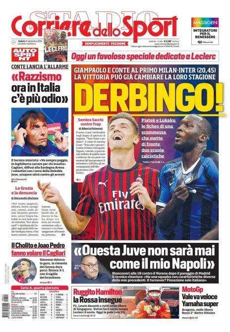 Prima CdS - Derbingo: una vittoria può cambiare la stagione di Conte e Giampaolo