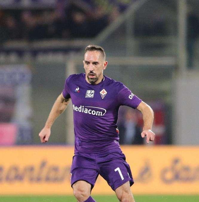 Ribery mantiene la promessa e si presenta al Franchi per la gara contro l'Inter