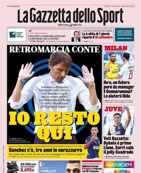 Prima GdS - Retromarcia Conte: "Io resto qui". Sanchez c'è