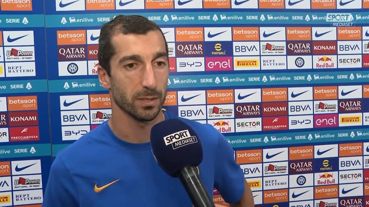 Mkhitaryan a Sport Mediaset: "Siamo ambiziosi, vogliamo andare più in alto possibile"